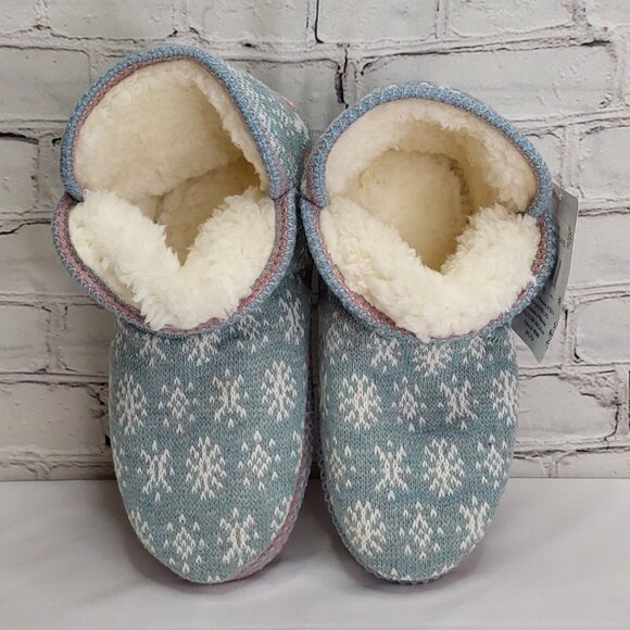 'MUK-LUKS' FUZZY SLIP-ON 'SNOW~BUNNY' SLIPPERS - Picture 13 of 16
